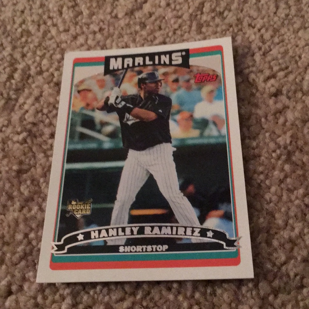 Topps  2006 Hanley Ramirez rookie card